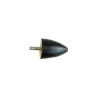 TAMPONE CONICO H65 D 50 GOMMA PIU FILETTO 54508